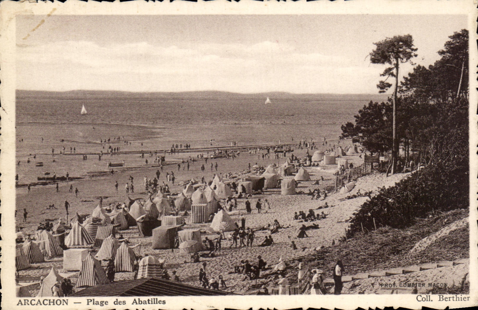 CPA Arcachon Plage Des Abatilles