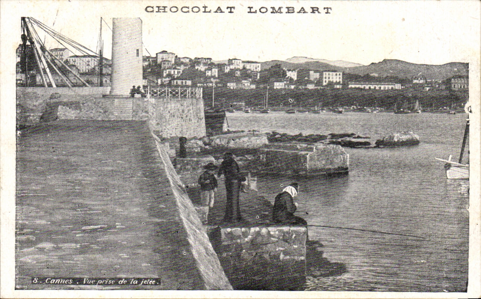 CPA Cannes Seen from of the Pier