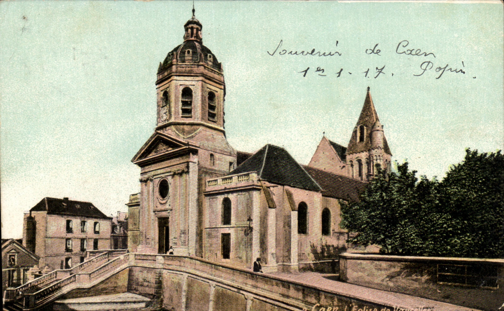 CPA Caen Church of Vaucelles