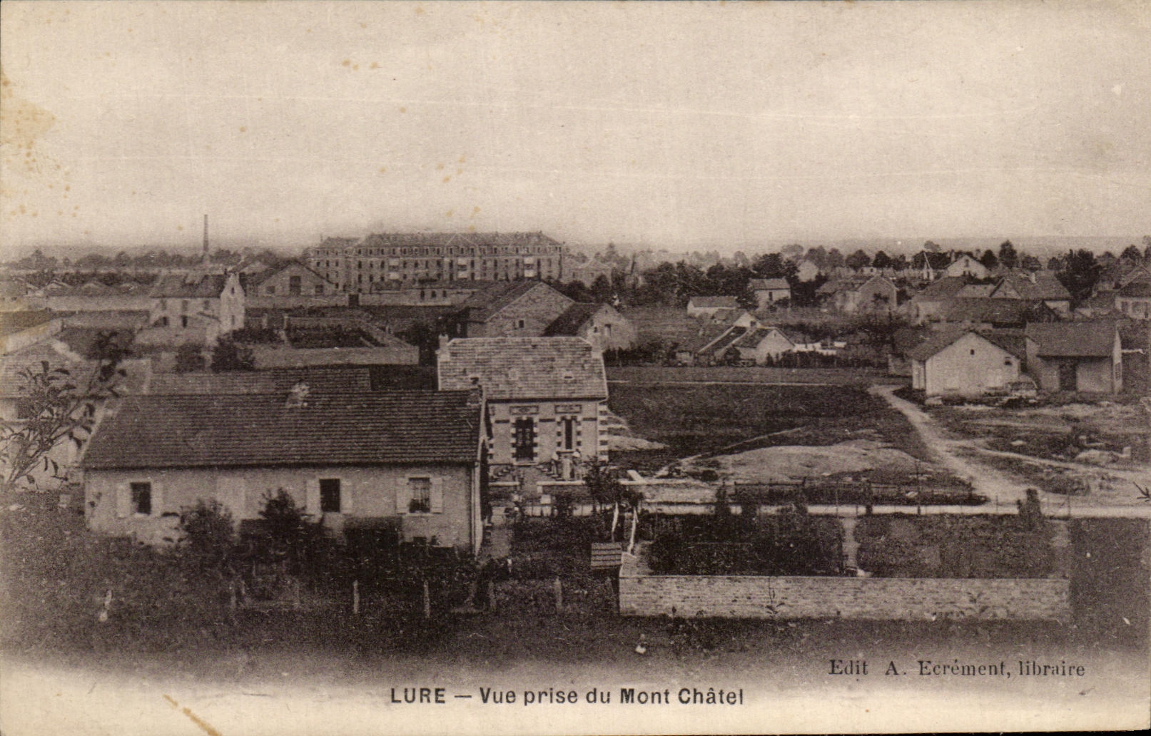 CPA Lure Seen from of the Chatel Mount