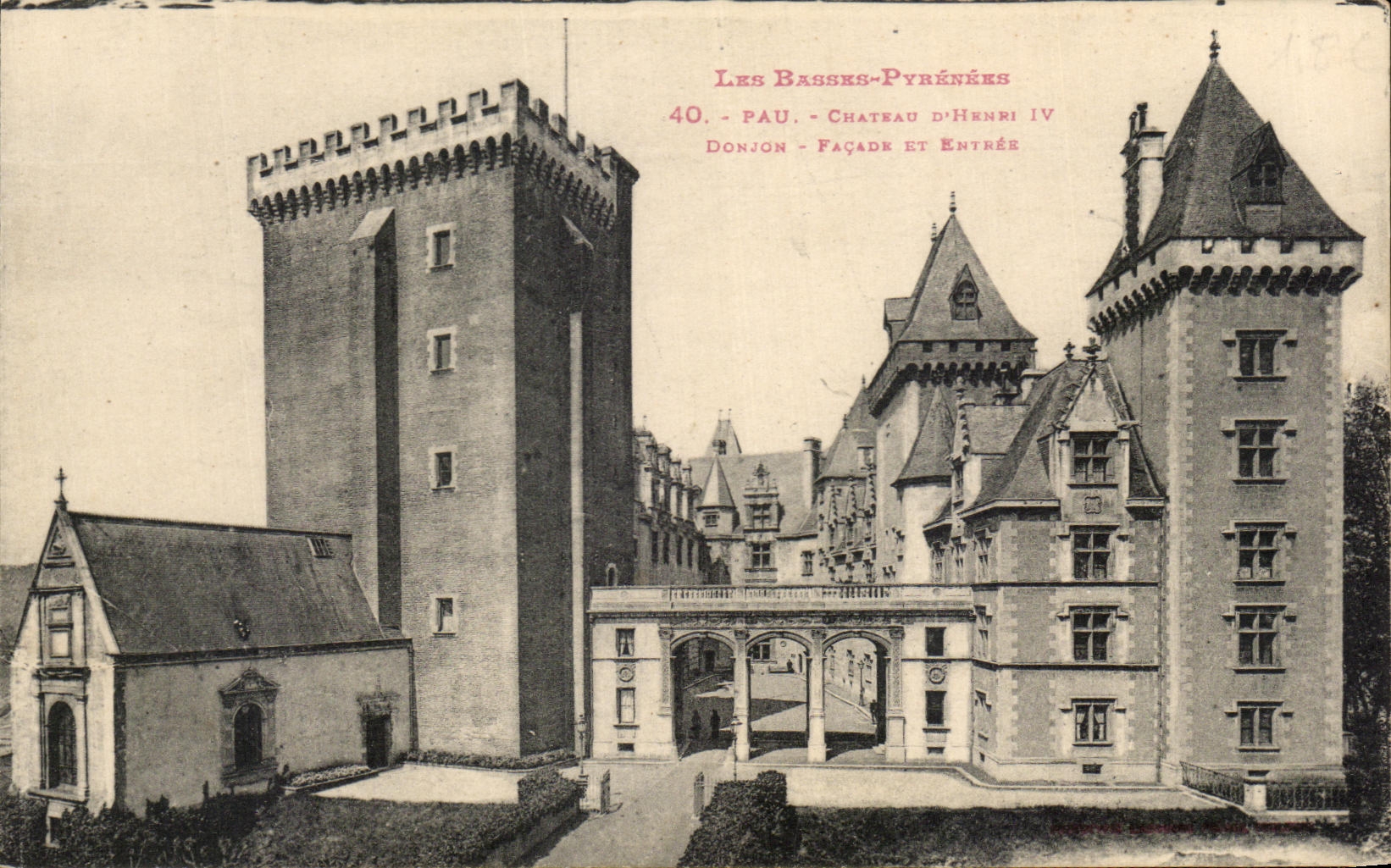 CPA Pau Castle of Henri IV