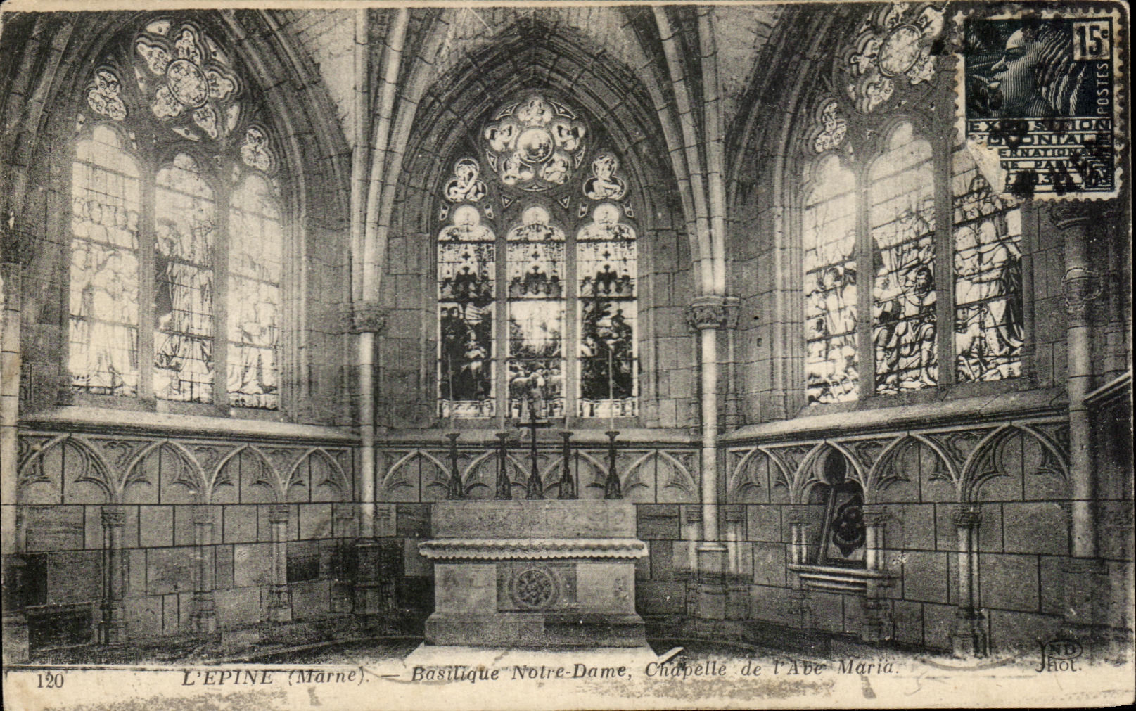 CPA the Spine Basilica Notes Lady Vault of the Ave Maria