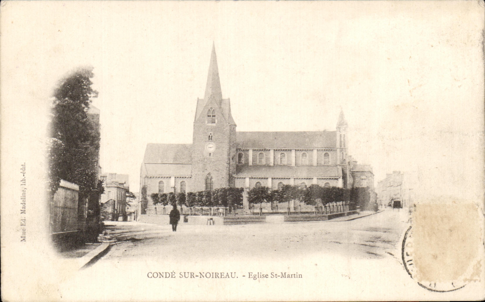 CPA Cop On Noireau Church St Martin