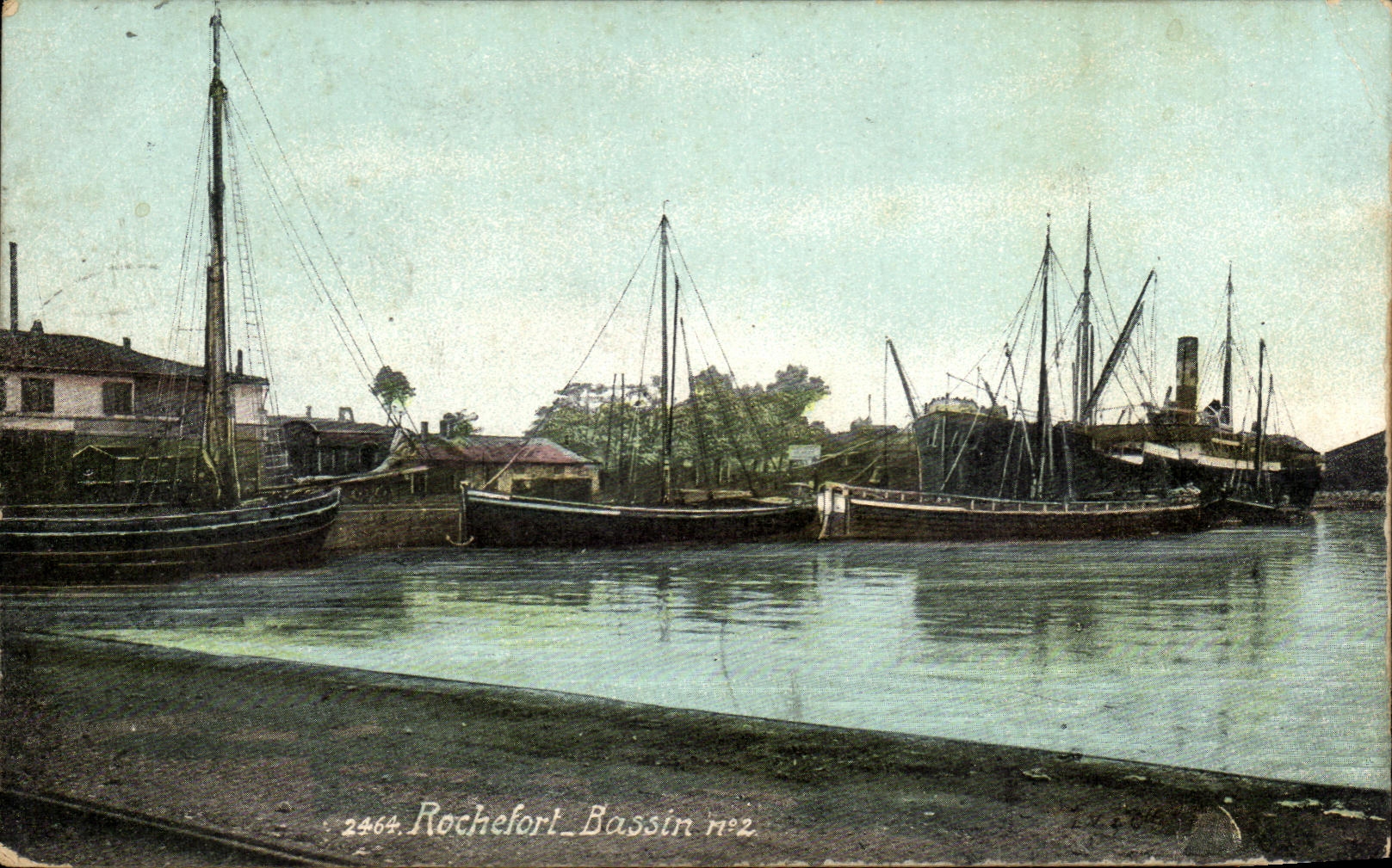 CPA Rochefort Bassin Bateau
