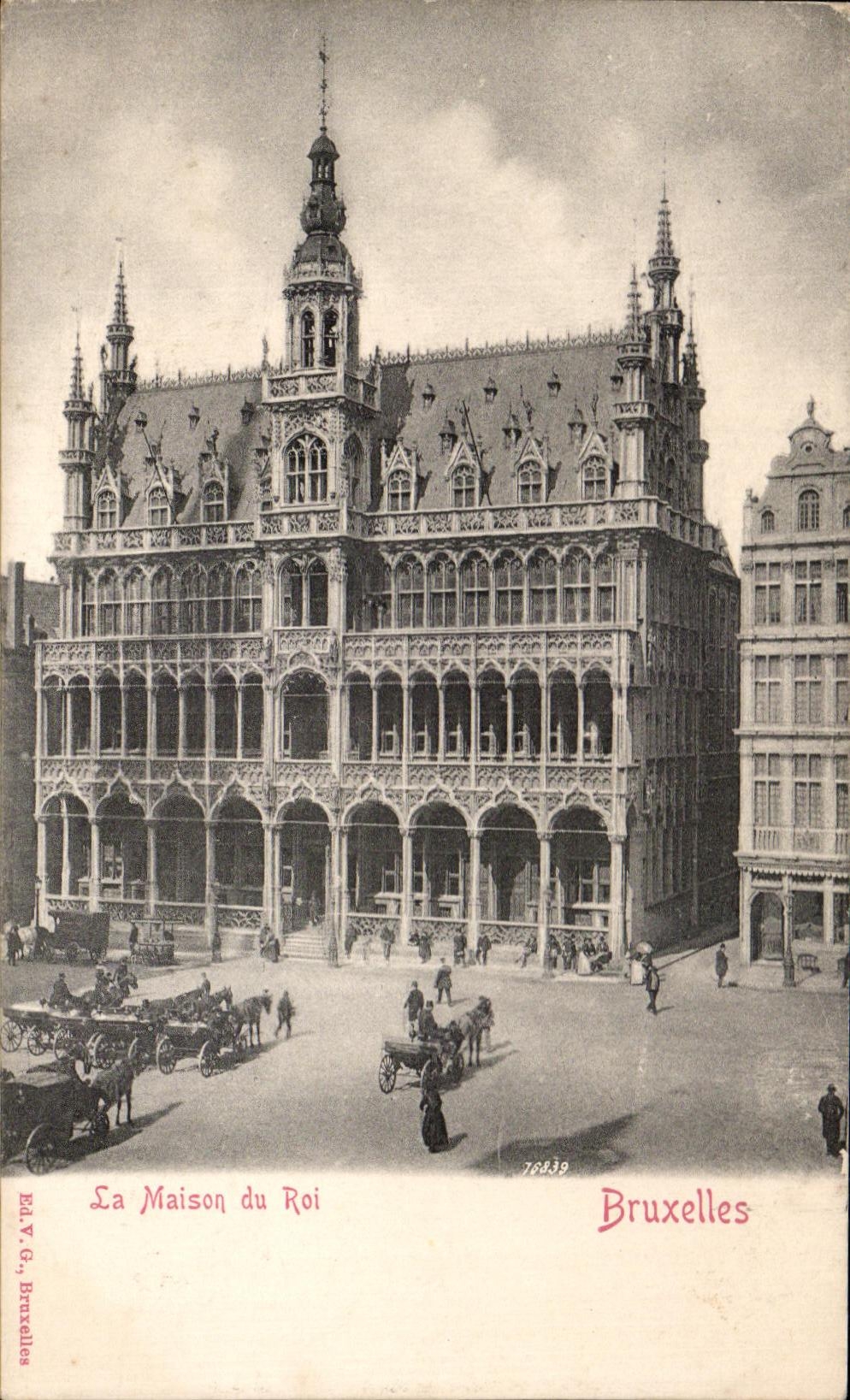 CPA la casa de rey Brussels