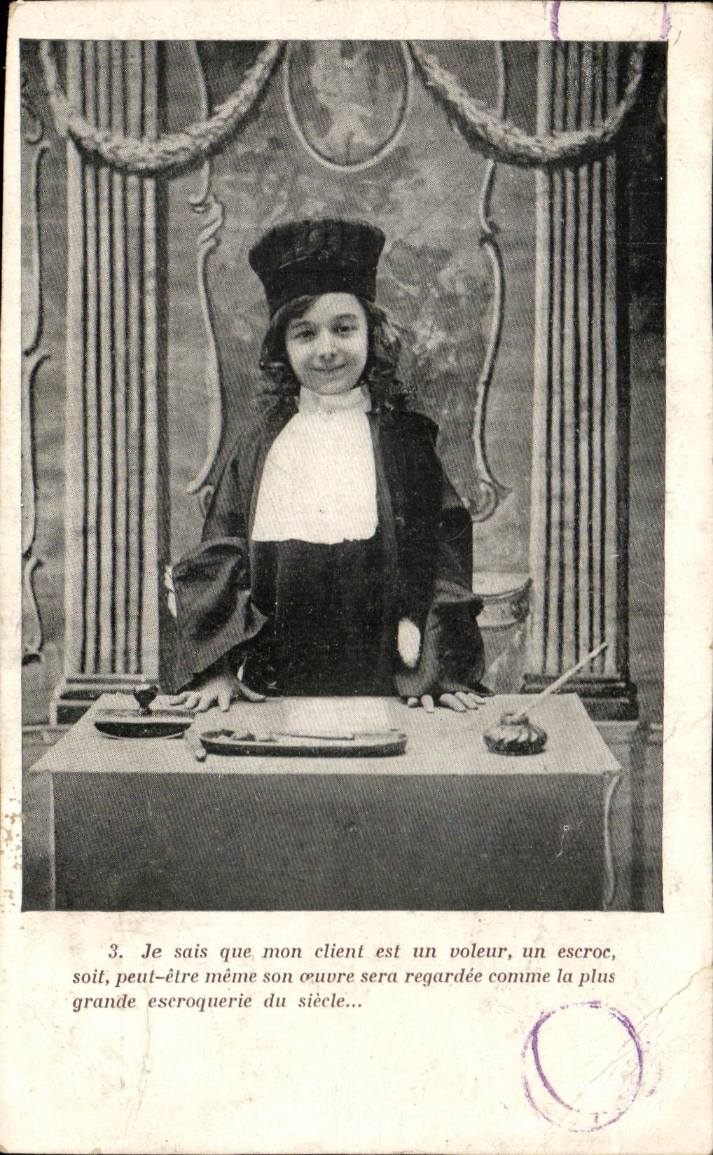 CPA Je sais que mon client est un voleur un escroc soit peut etre meme son Avocat Lawyer Juge Loi