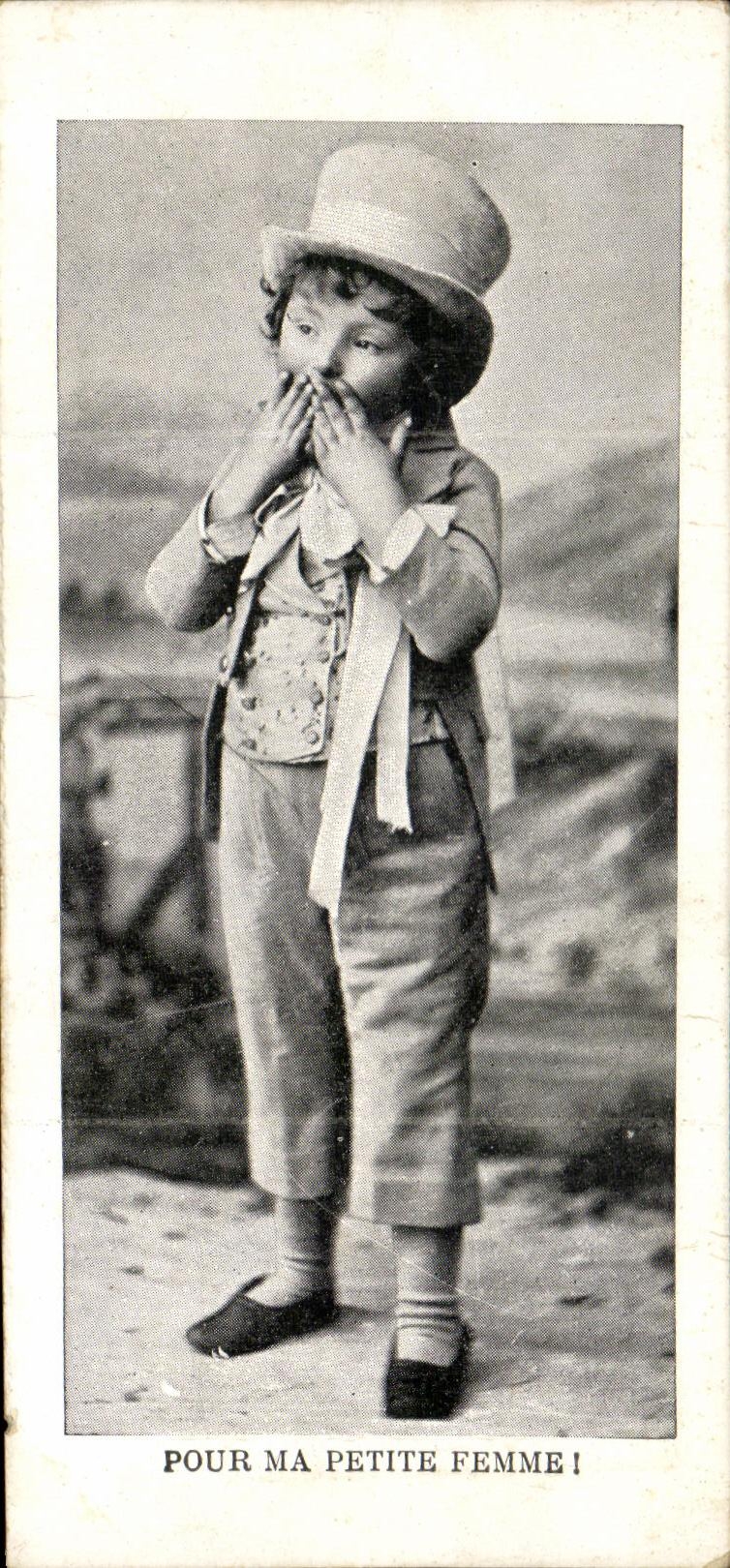 CPA Pour Ma Petite Femme Enfant