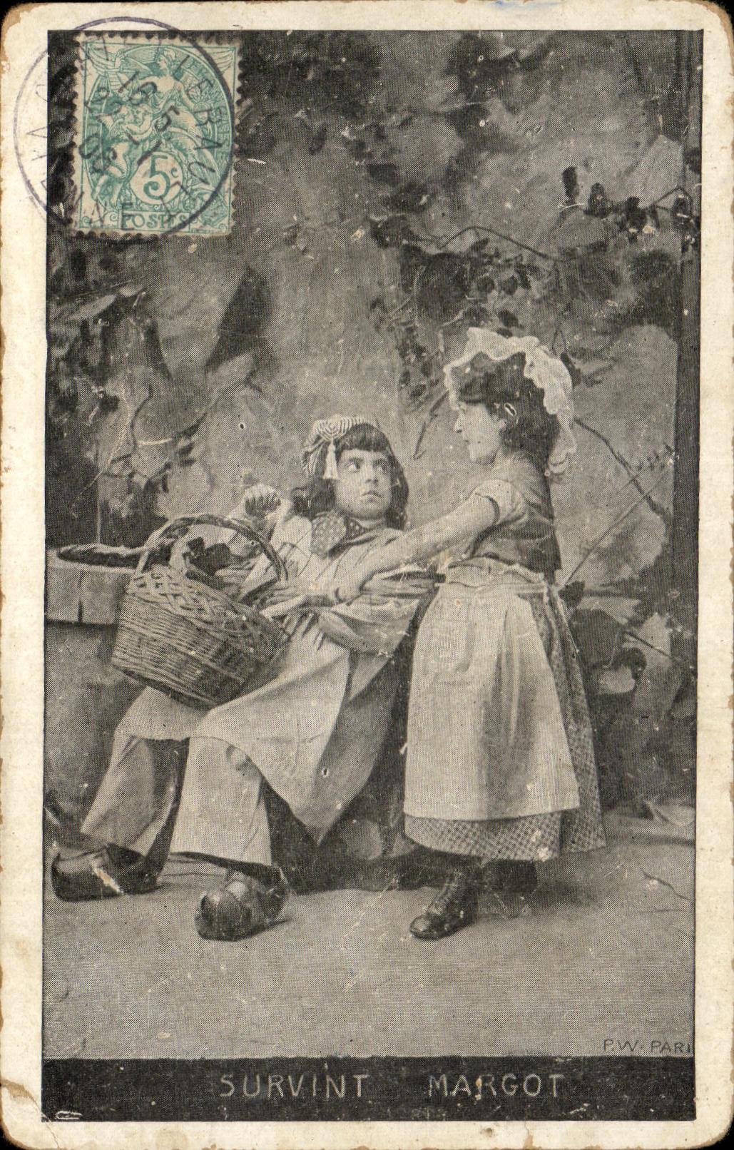 CPA Survint Margot Enfants