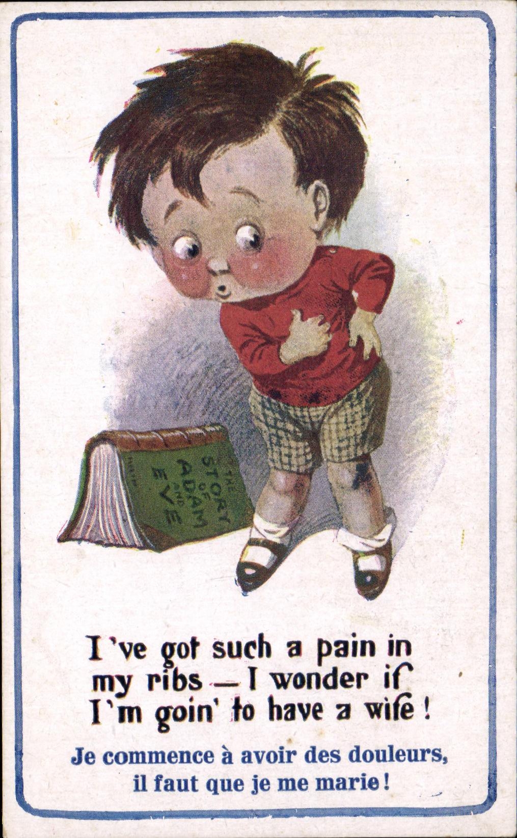 CPA I've Got such a Pain in my Ribs I Wonder if I'm goin to have a wife