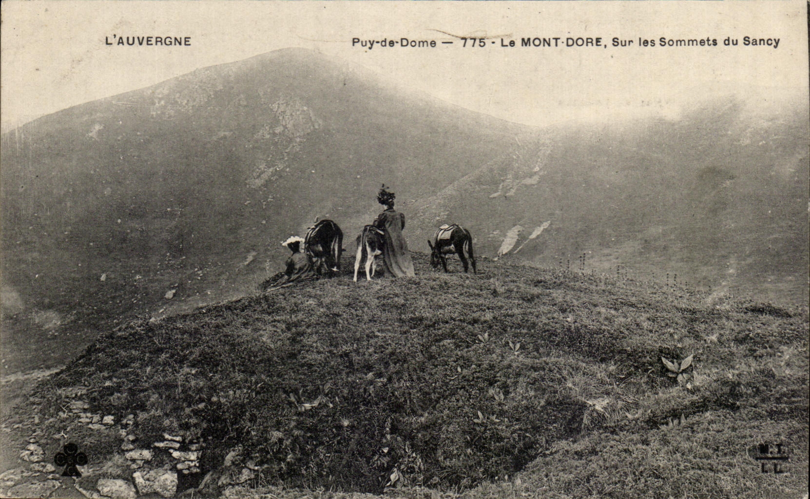 CPA Auvergne puy of Dome the Mount Gilds On the tops of the sancy