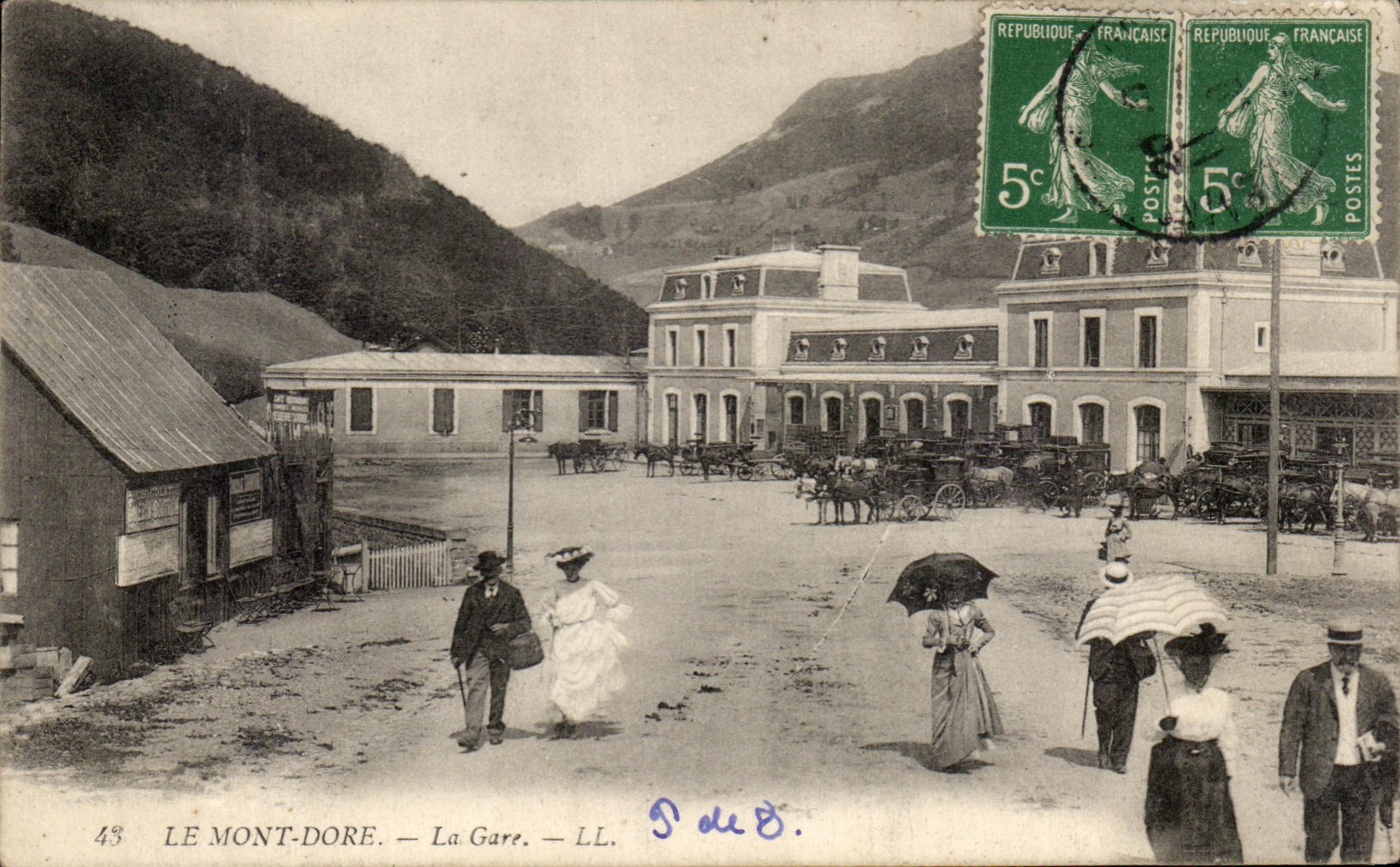 CPA the Mount Gilds Train station