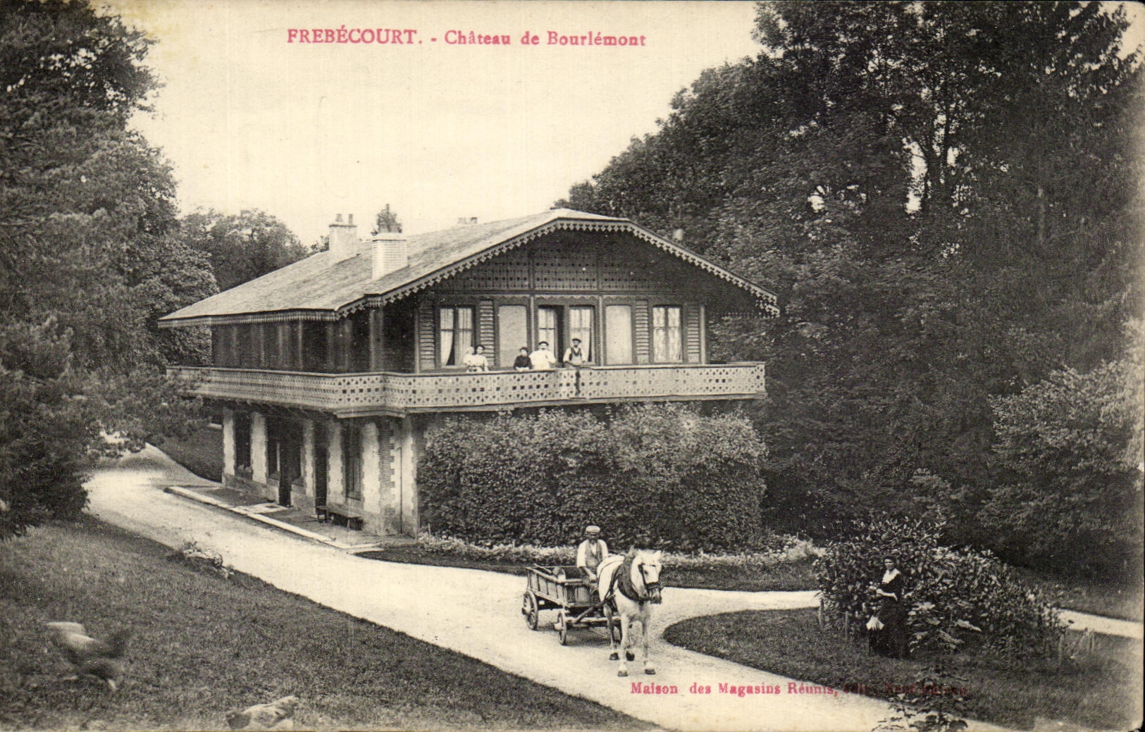 CPA Frebecourt Castle De Bourlemont