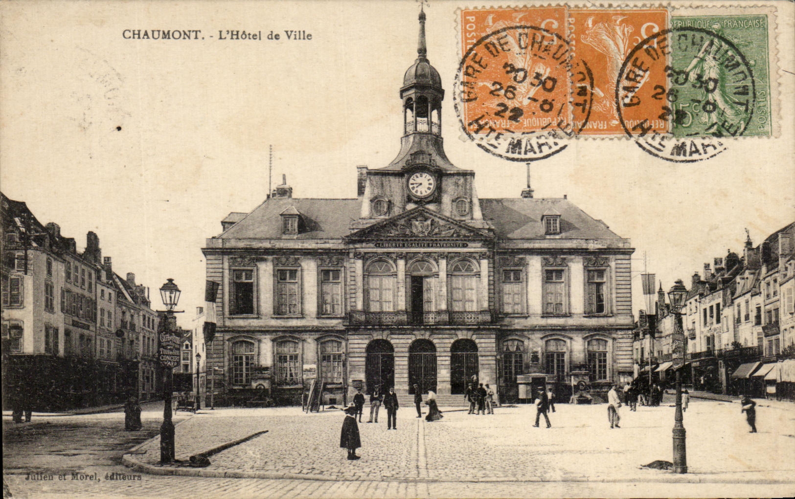 CPA Chaumont L'Hotel de Ville