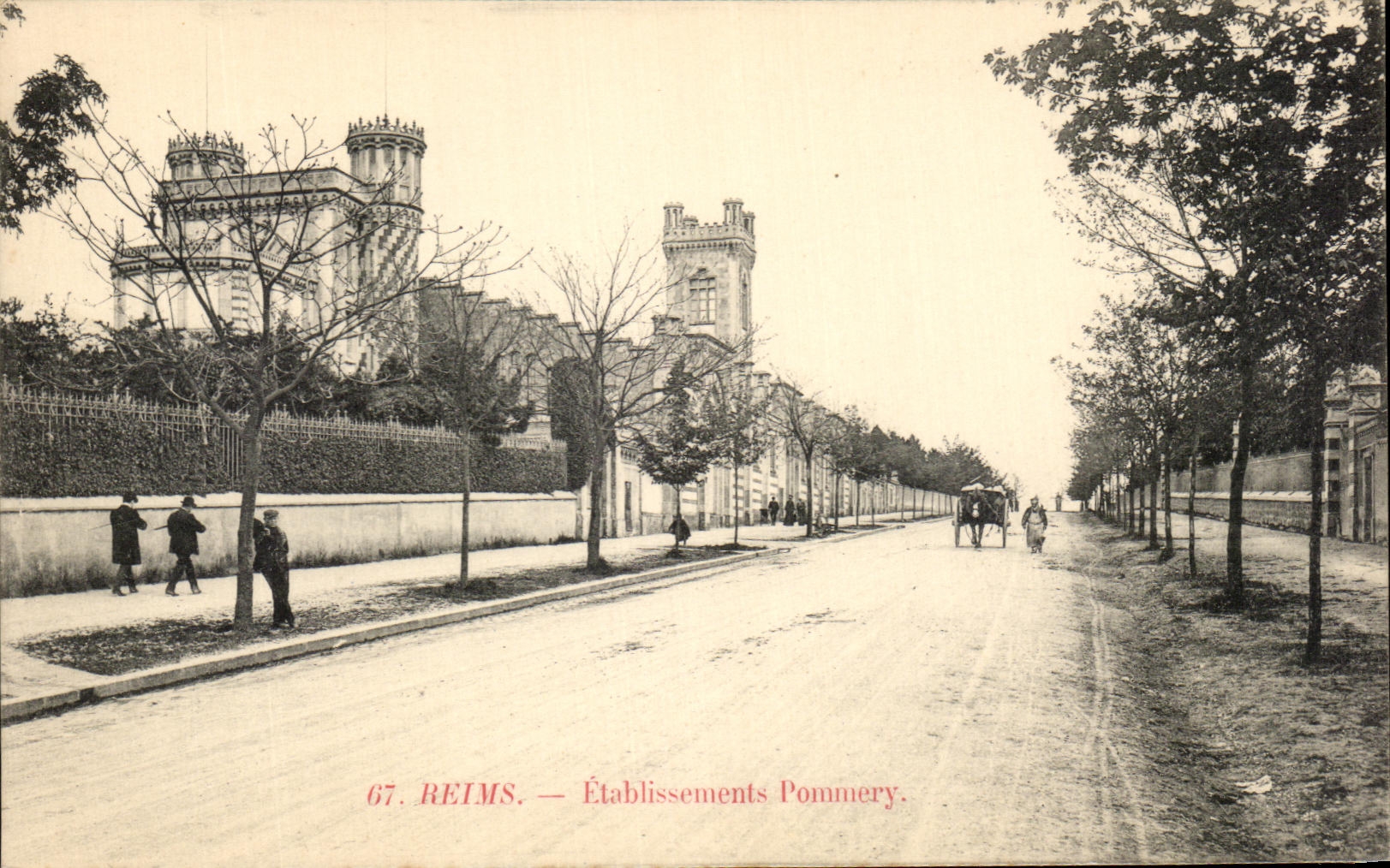 CPA Rheims Pommery Establishment