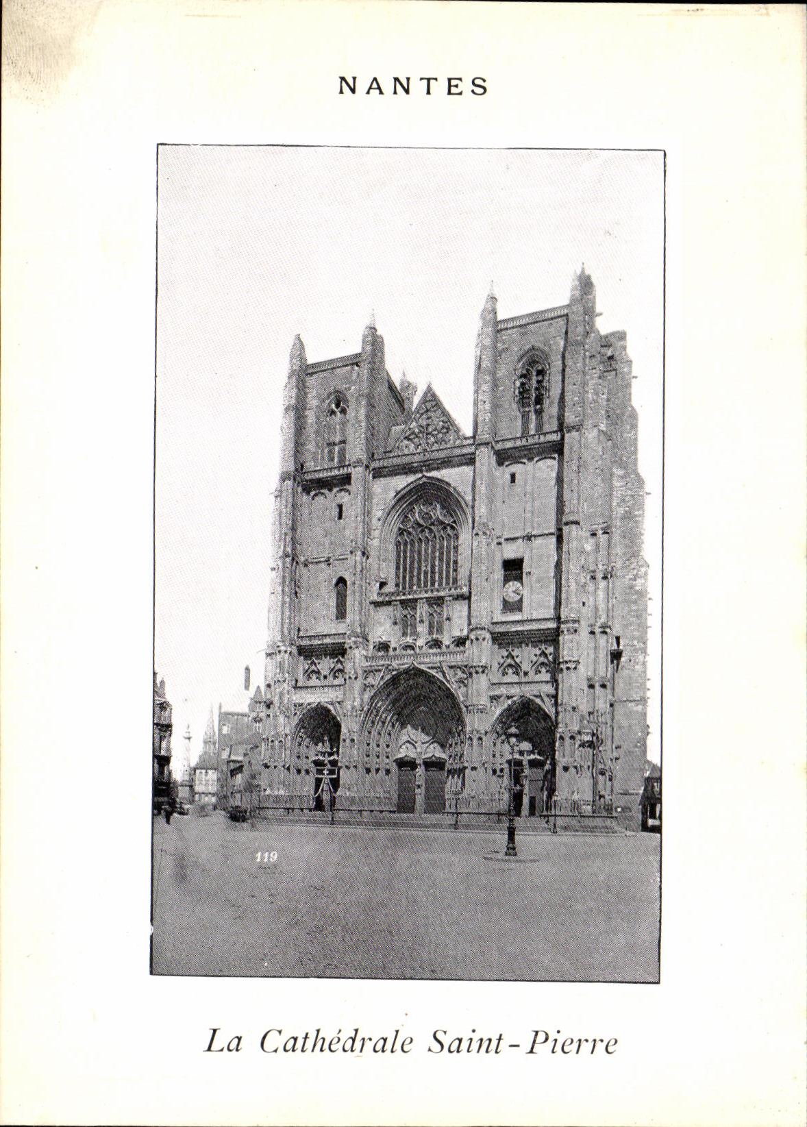 CPA Nantes the Cathedral Saint Pierre