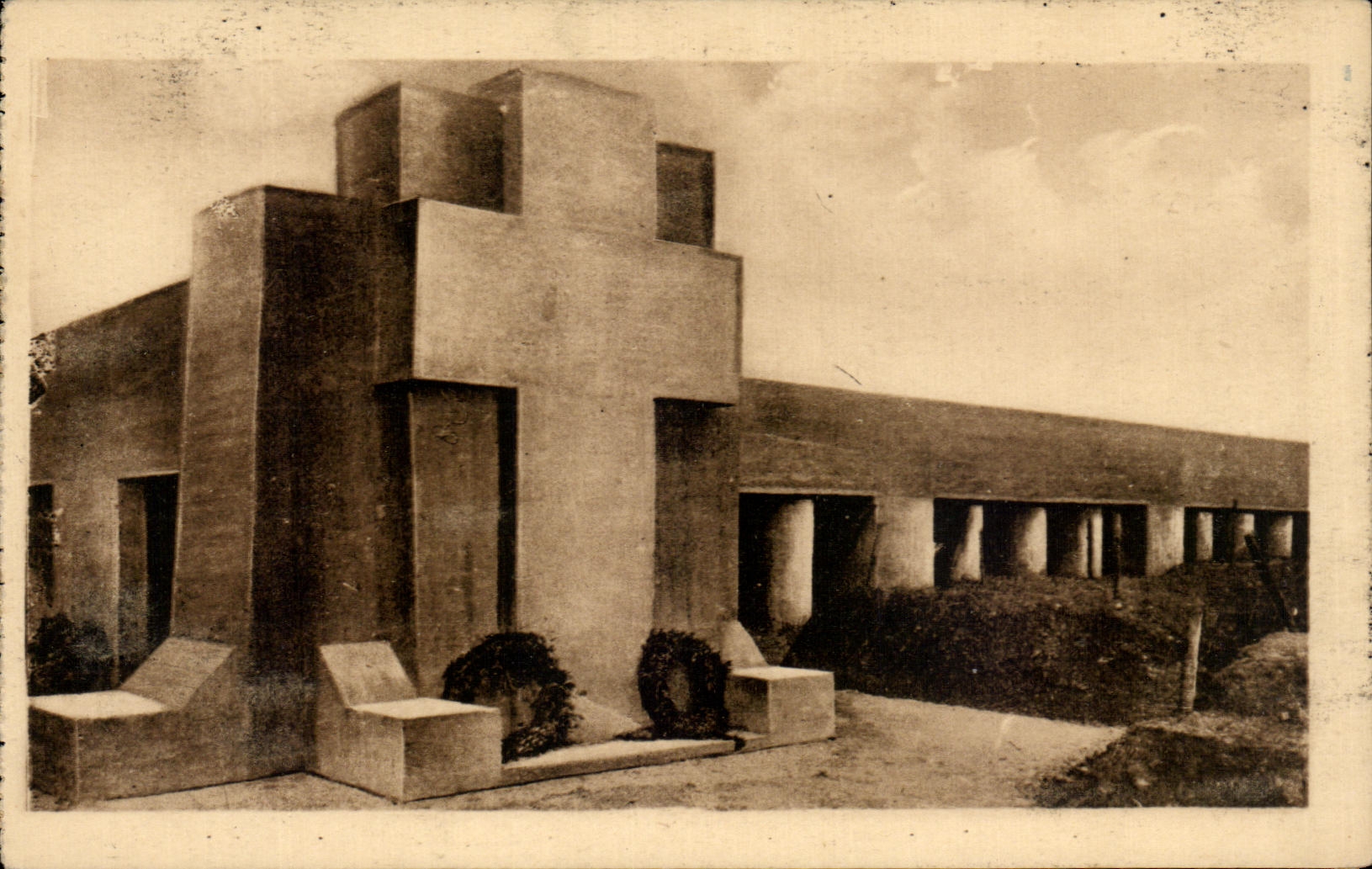 CPA Monument of Sliced Bayonets Offered by our friends of America Militaria