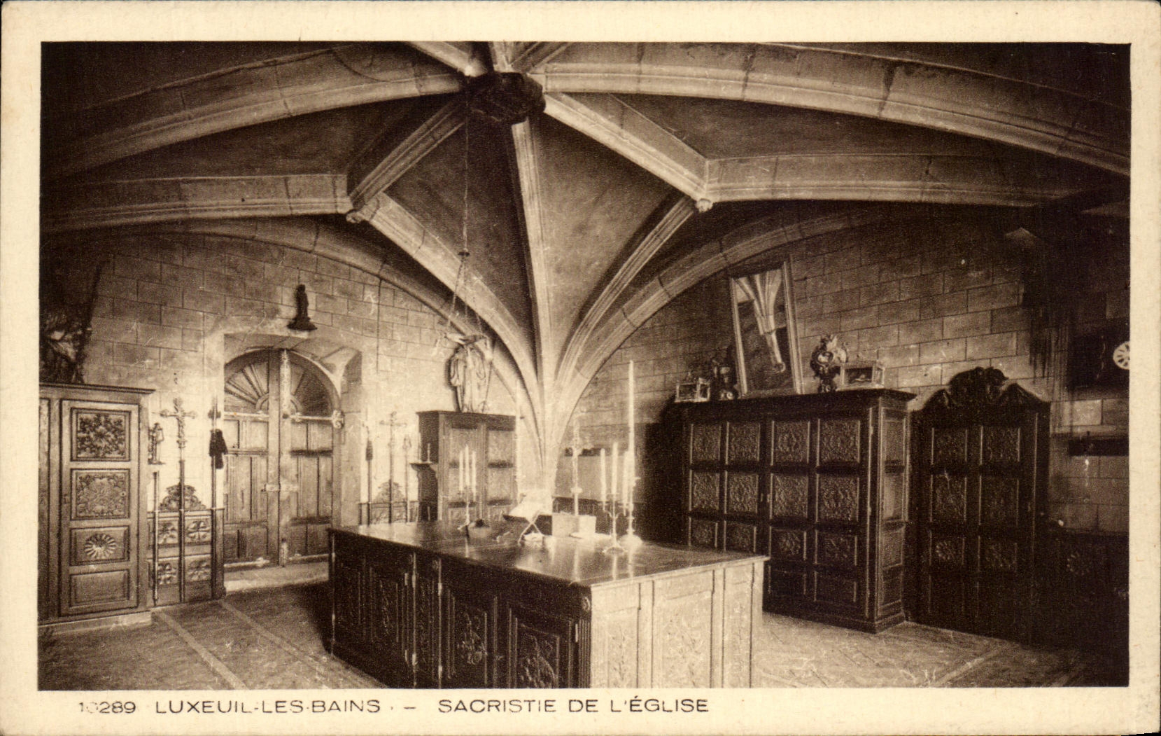 CPA Luxeuil les Bains Sacristy Of the Church