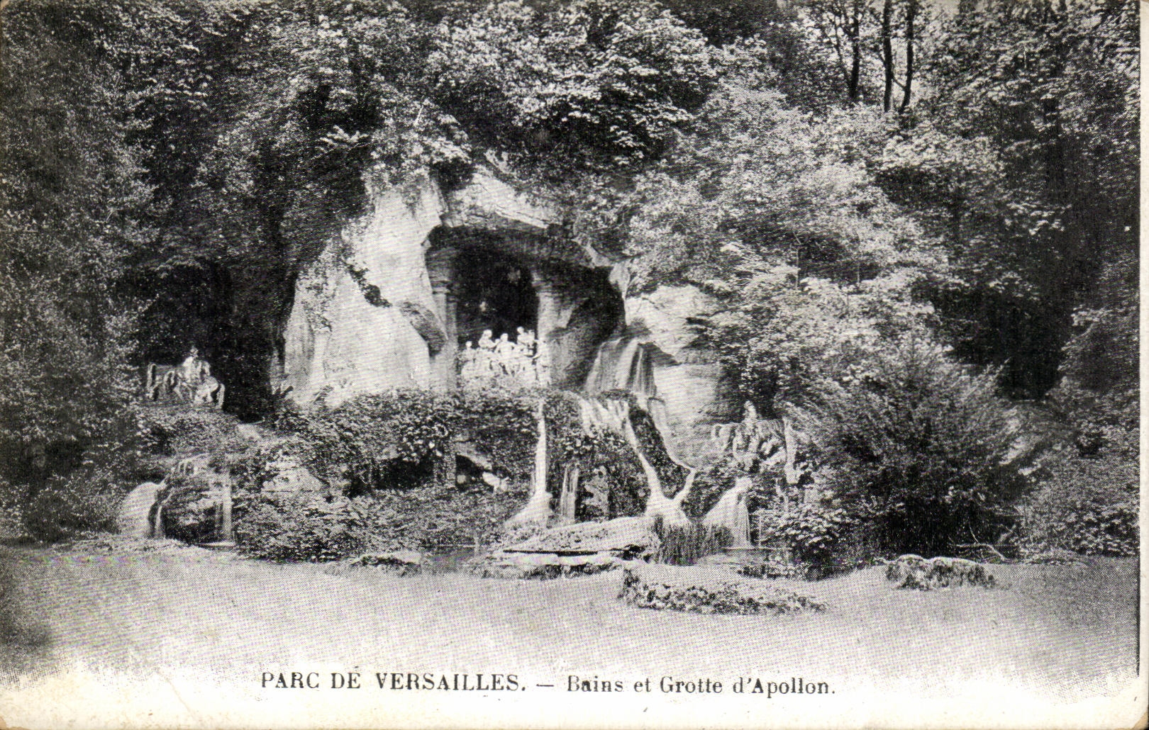 CPA Parc De Versailles Bains Et Grotte d'Apollon