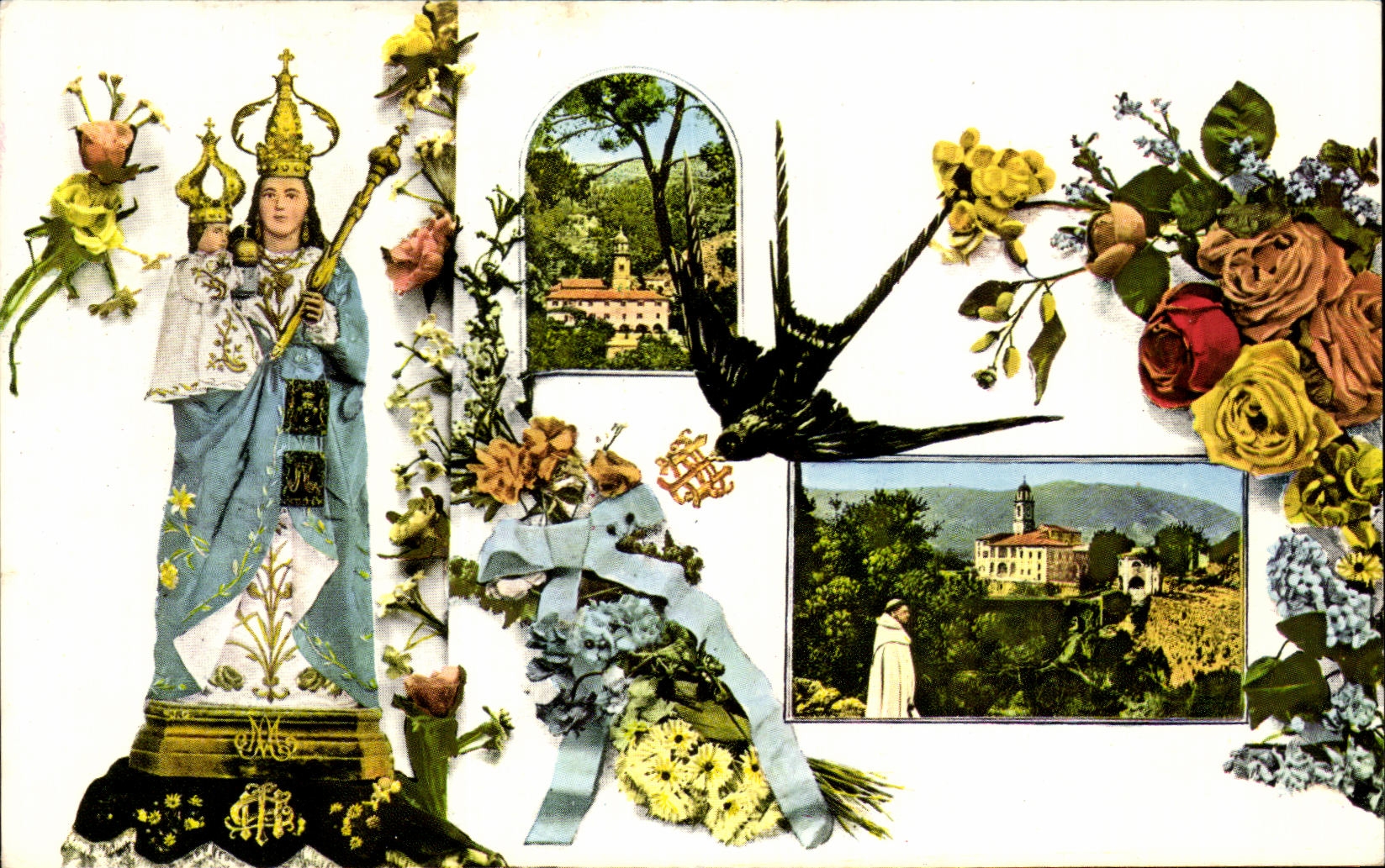 CPA Souvenir de Notre Dame de Laghet