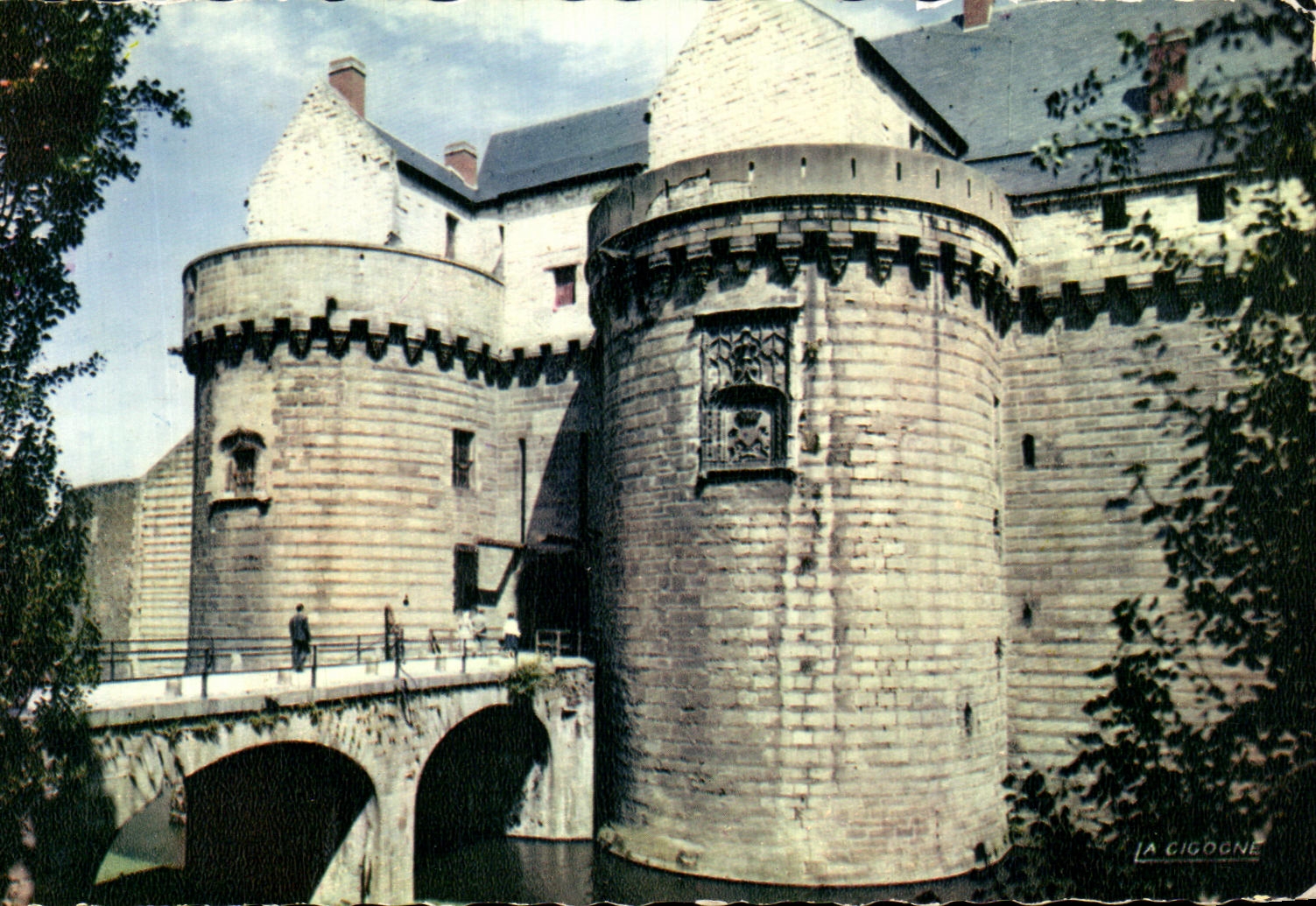 CPA Nantes the Port of the Castle