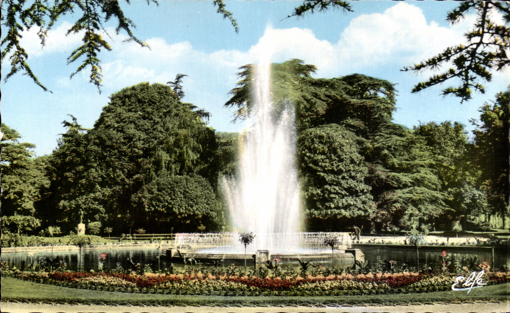 CPA Toulouse la ciudad de Rose la pieza del agua del jardin el redondo grande