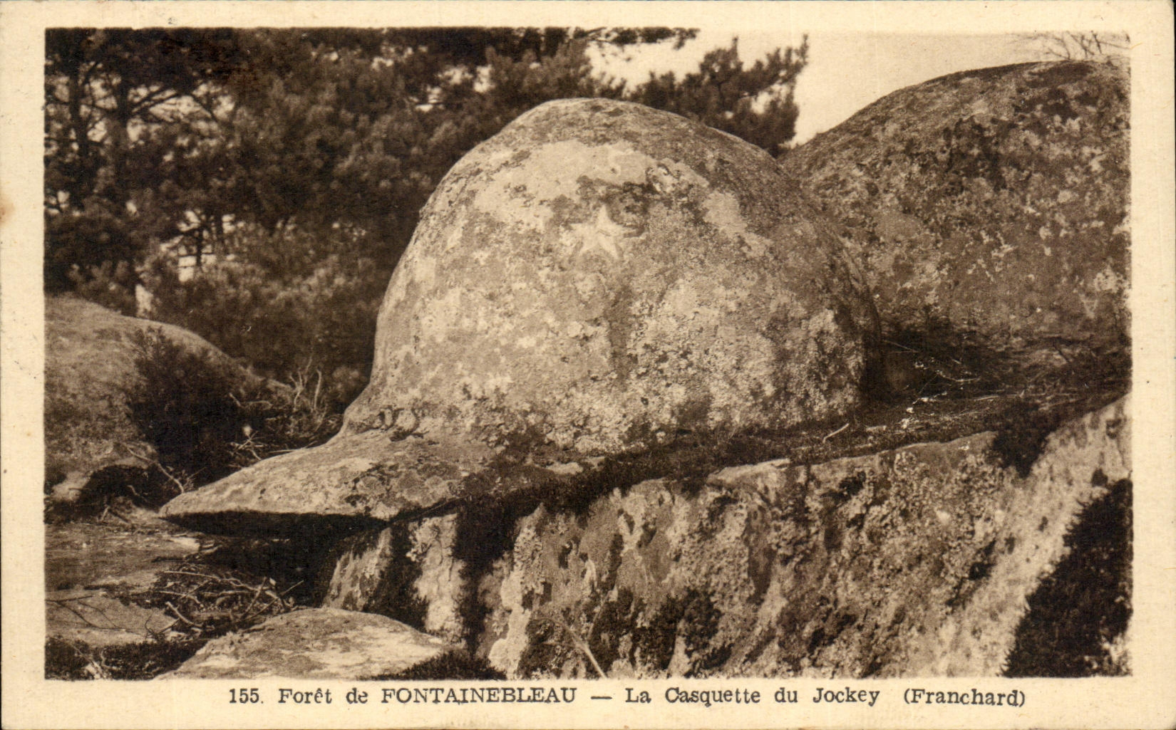 CPA Fort De Fontainebleau La Casquette Du Jockey