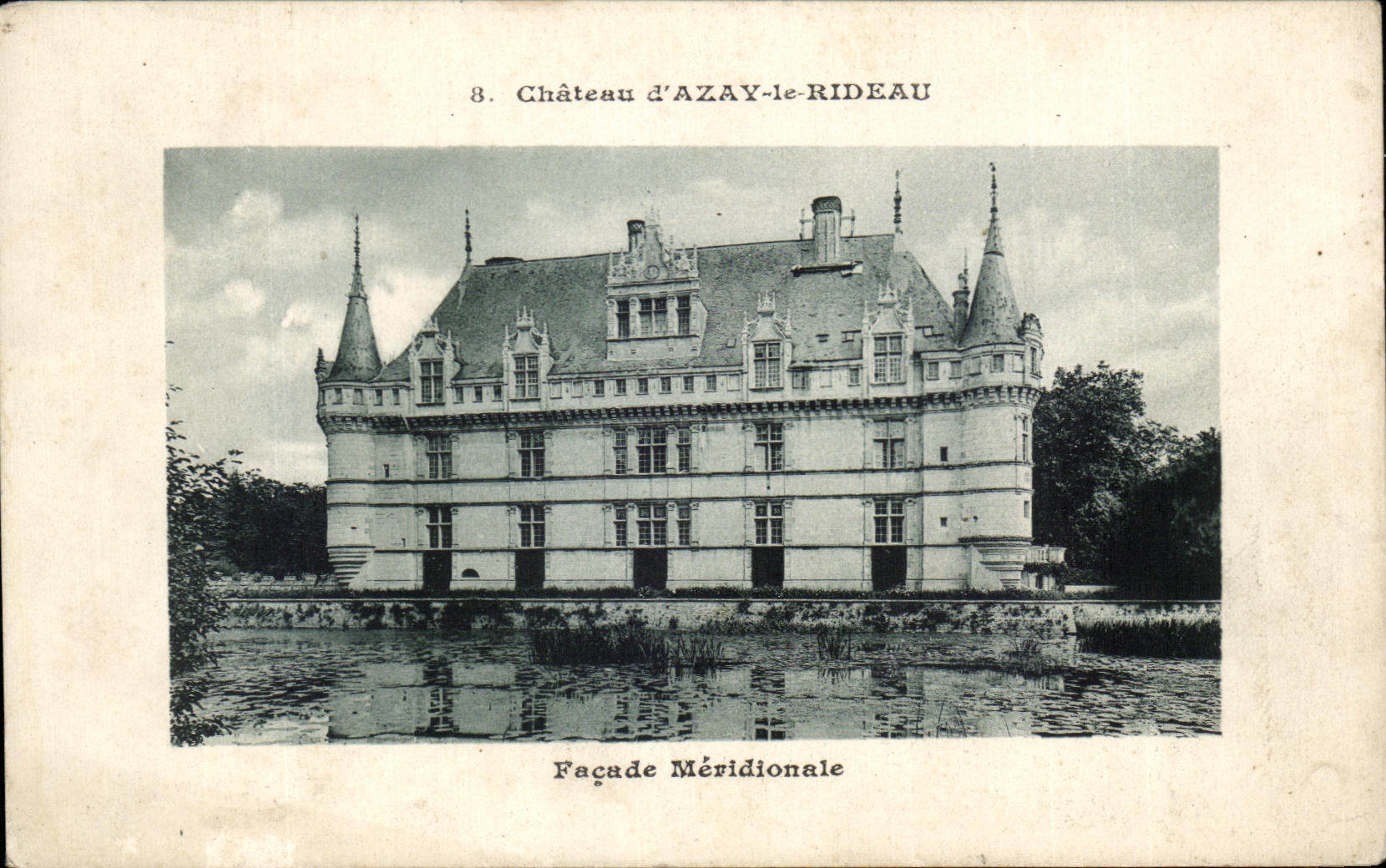 Castillo D Azay de CPA el ataque frontal mas situado mas al sur de la cortina