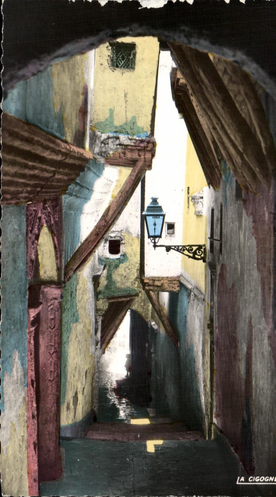 Calle de CPA Argel Kasbah del Mar Rojo Argelia