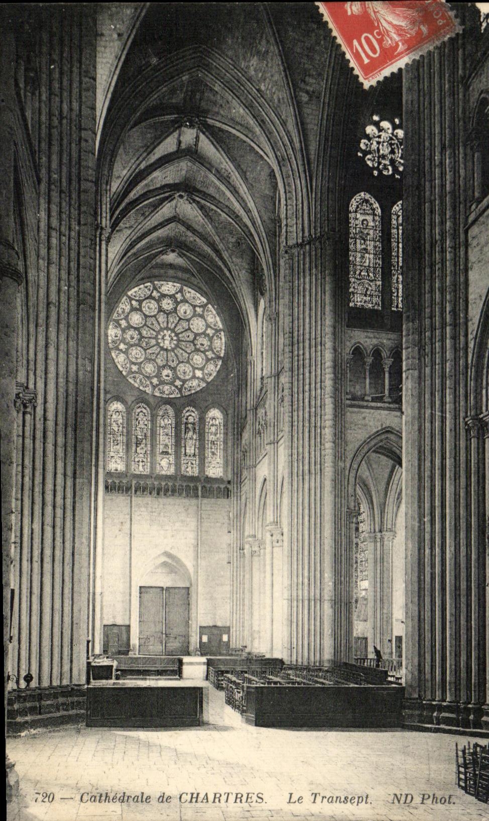 CPA Cathedral of Chartres the Transept