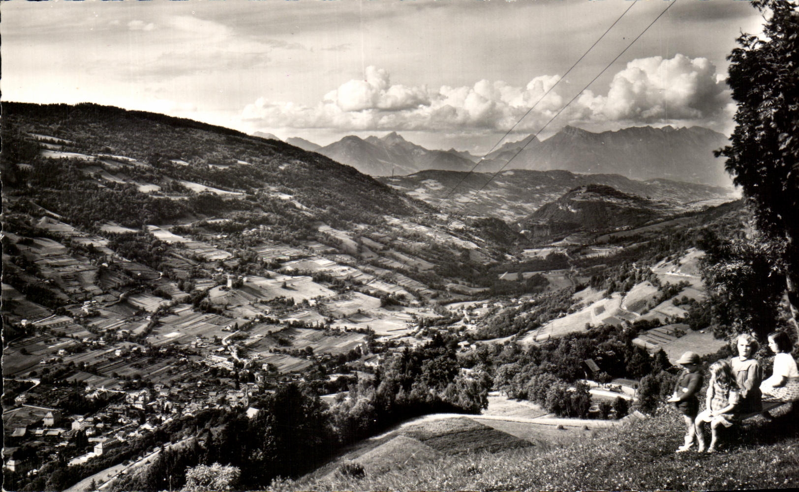Dauphine CPA Isere Around Allevard Of Cret de Montouvard Seen on the valley of Breda and the mountains of Savoy Wallows