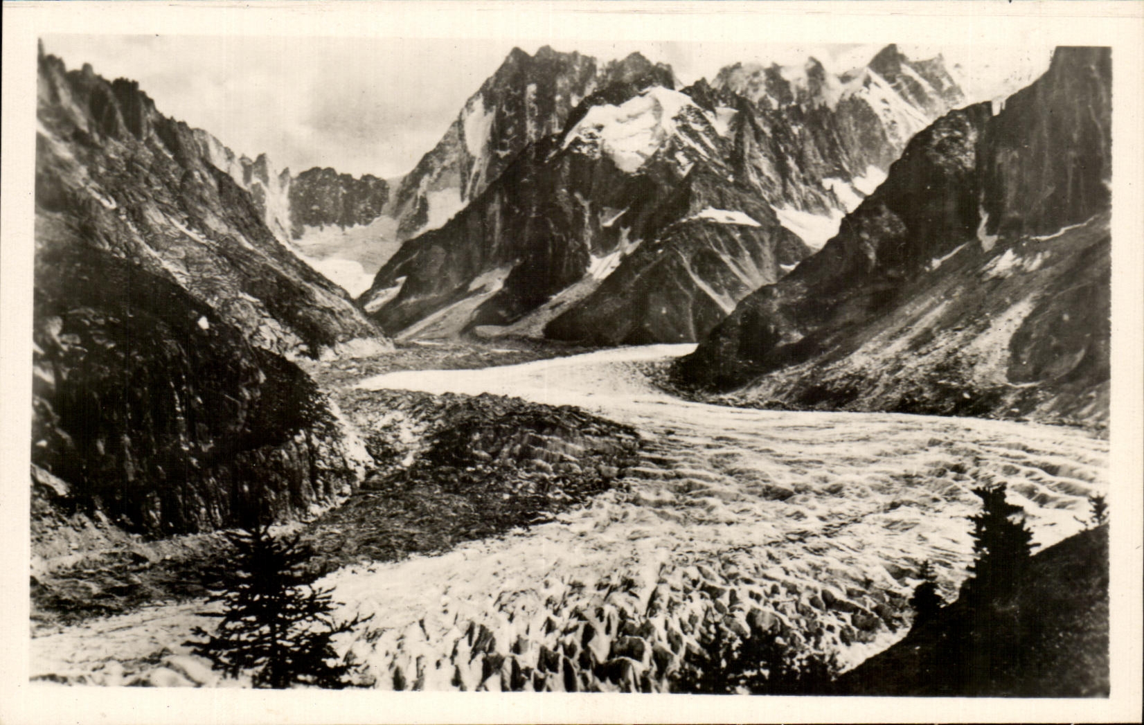 CPA Chamonix Sea of Ice seen of Montenvers