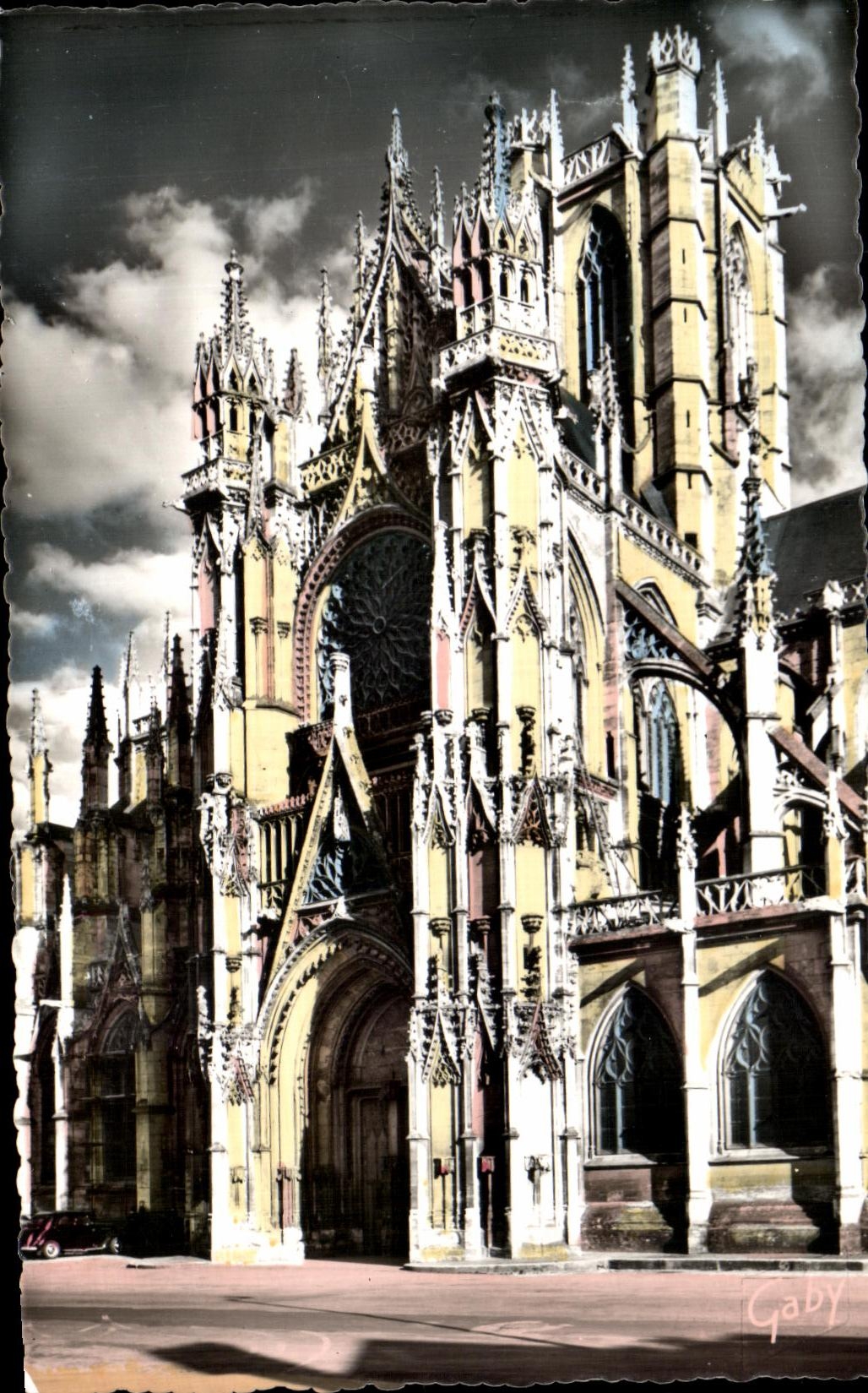 Portico de CPA Evreux de la catedral