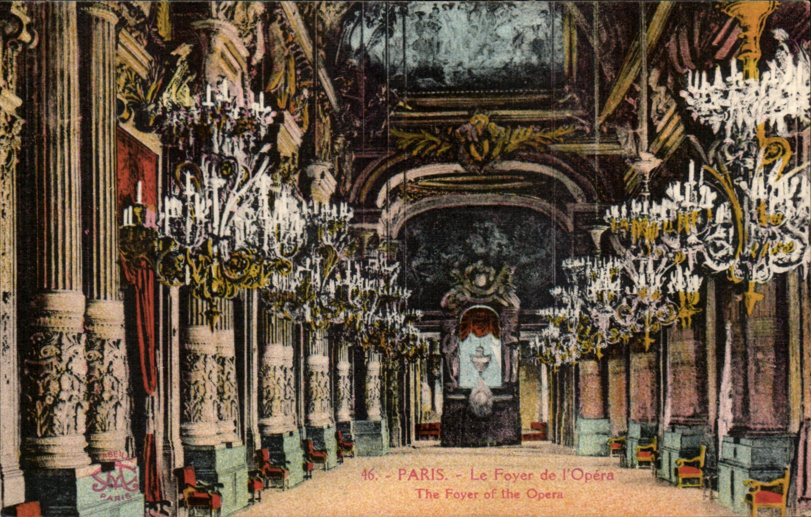 CPA Paris Le Foyer de l'Opera