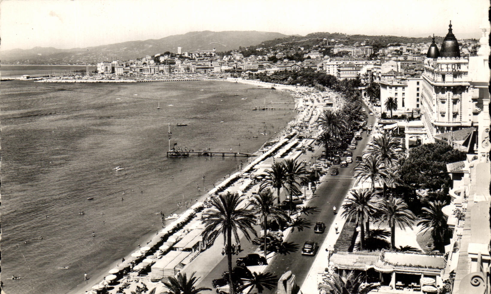 CPA the Dimension Of Cannes Azure Croiselte and Suquet