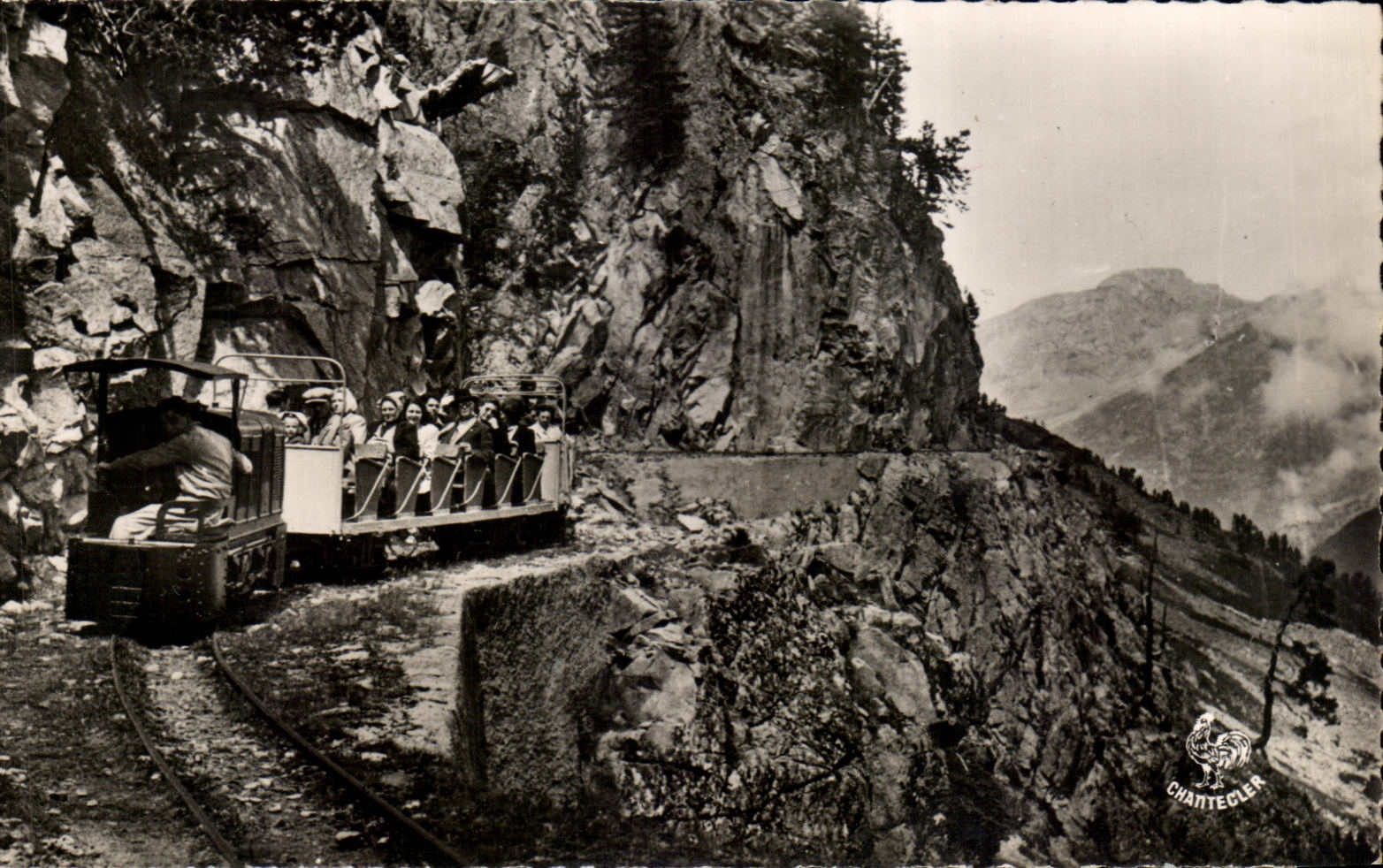 CPA the Pyrenees the Small train of the Lake Artouste