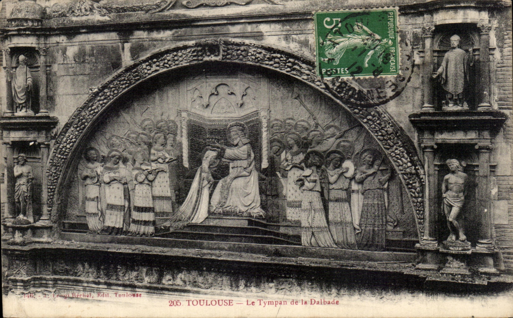 CPA Toulouse el timpano de Dalbade