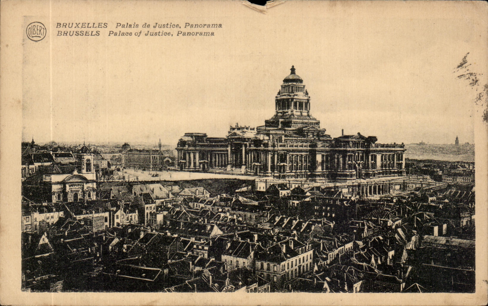 Panorama de la justicia de CPA Bruselas Palais De