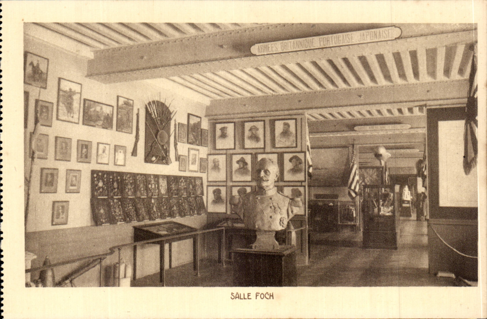 CPA Room Foch Museum of the army Invalides Paris Militaria