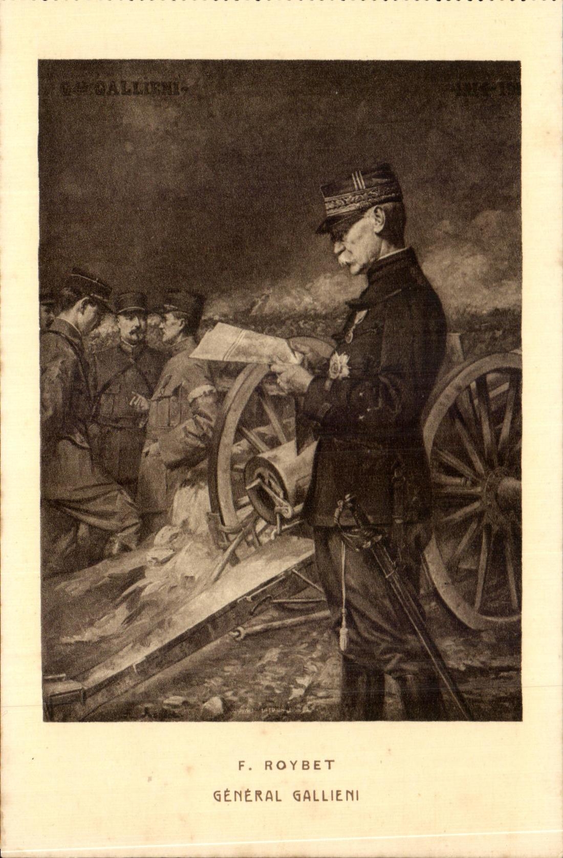 CPA General Roybet Gallieni Museum of the army Invalides Paris Militaria