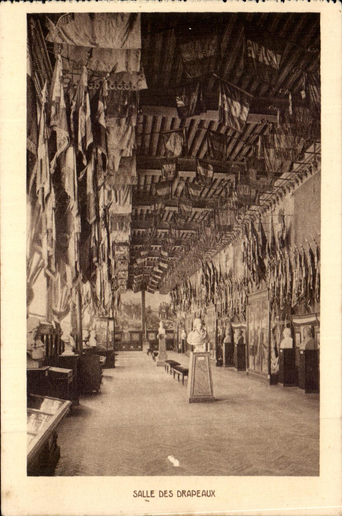 CPA Room Of the Flags Museum of the army Invalides Paris Militaria