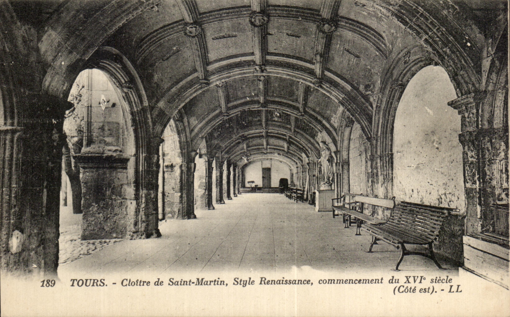 CPA Tours Cloitre De Saint Martin Style Renaissance