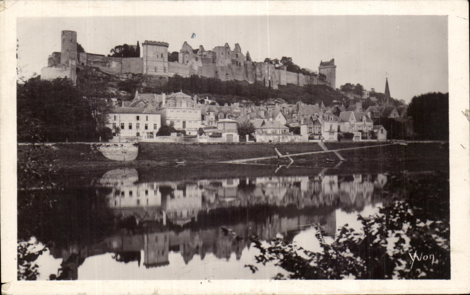 CPA Soft France Loire ch4ateau Chateau De Chinon