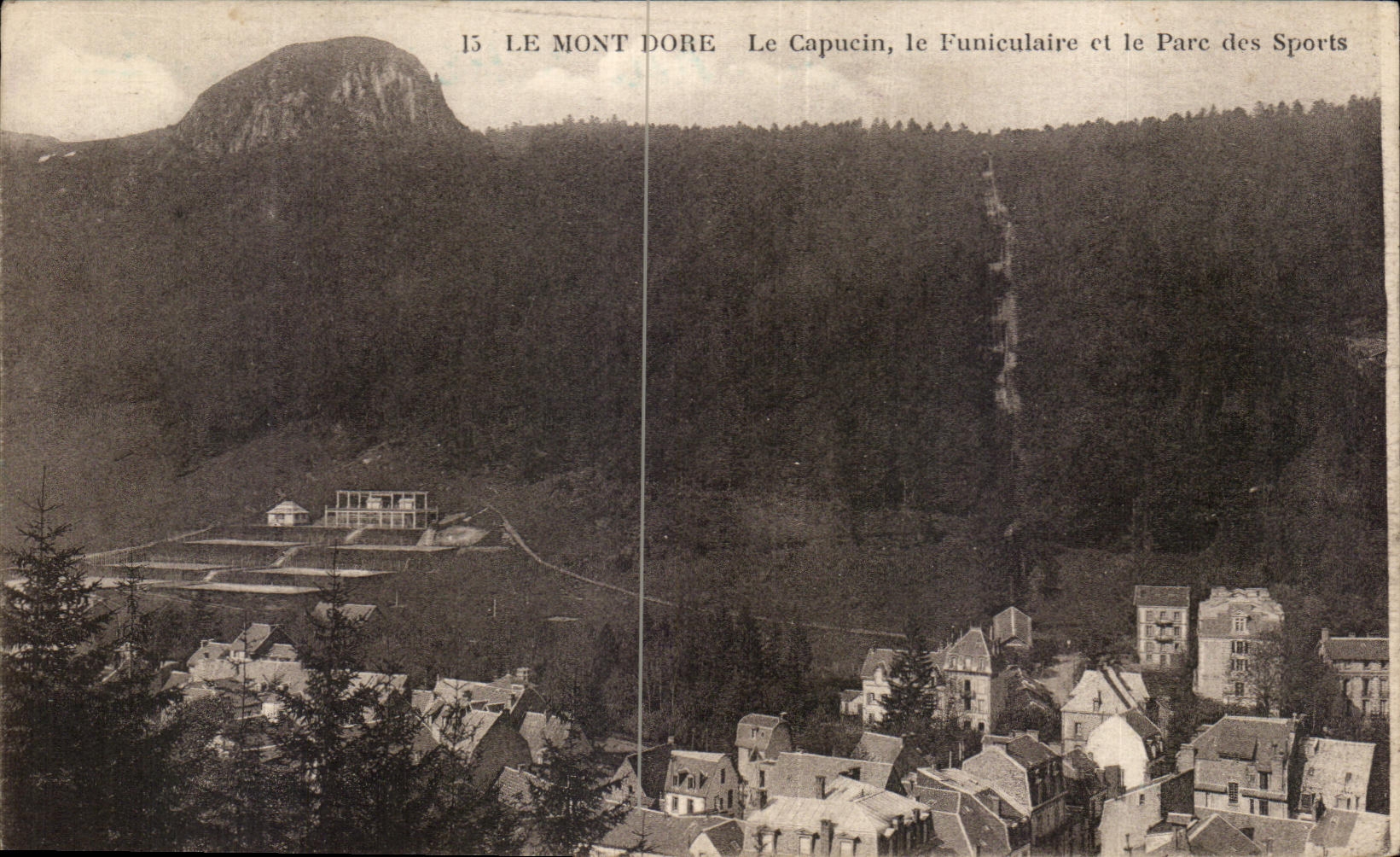 CPA the Mount Gilds the Capuchin the Funicular and the Park of the Sports