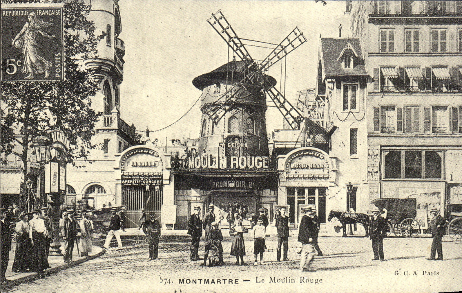 REPRO Montmartre the Moulin-Rouge