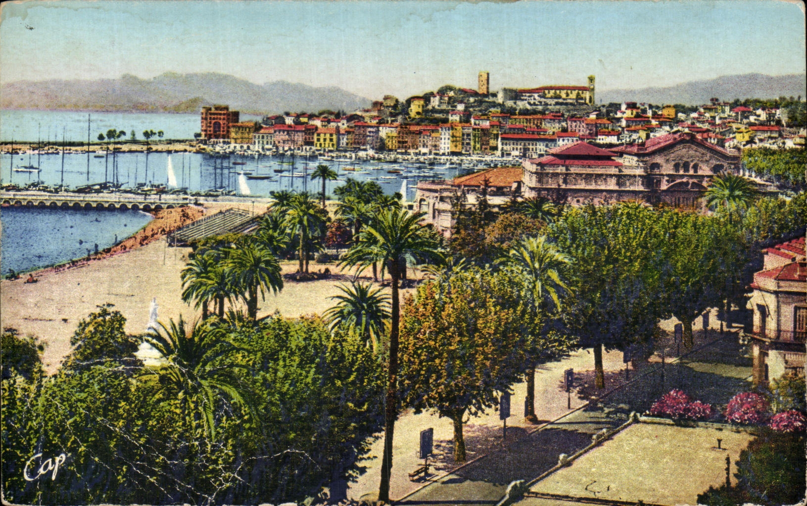 CPA Cannes the Casino And the Mount Knight