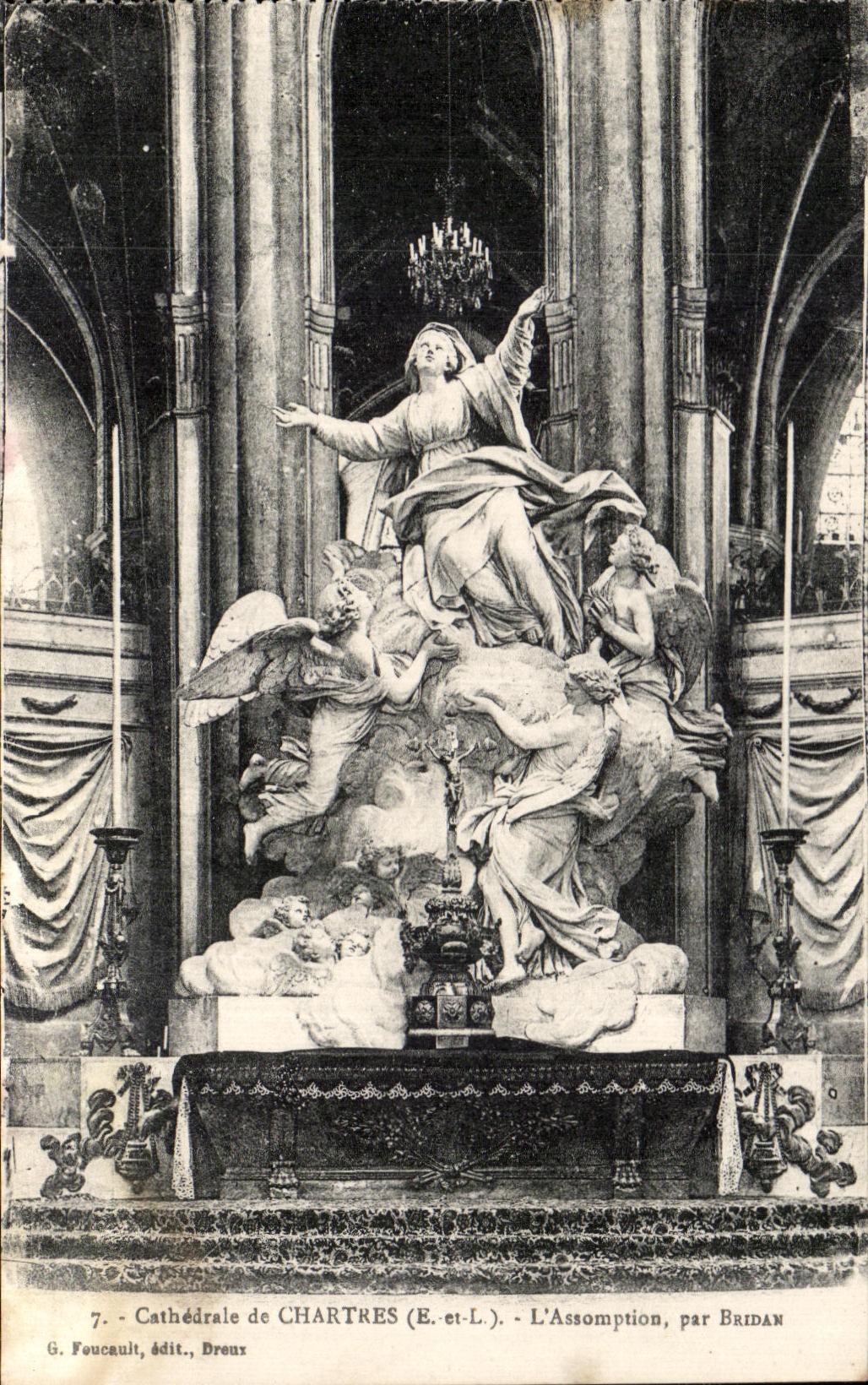 CPA Carhedrale De Chartres L'Assomption Par Bridan
