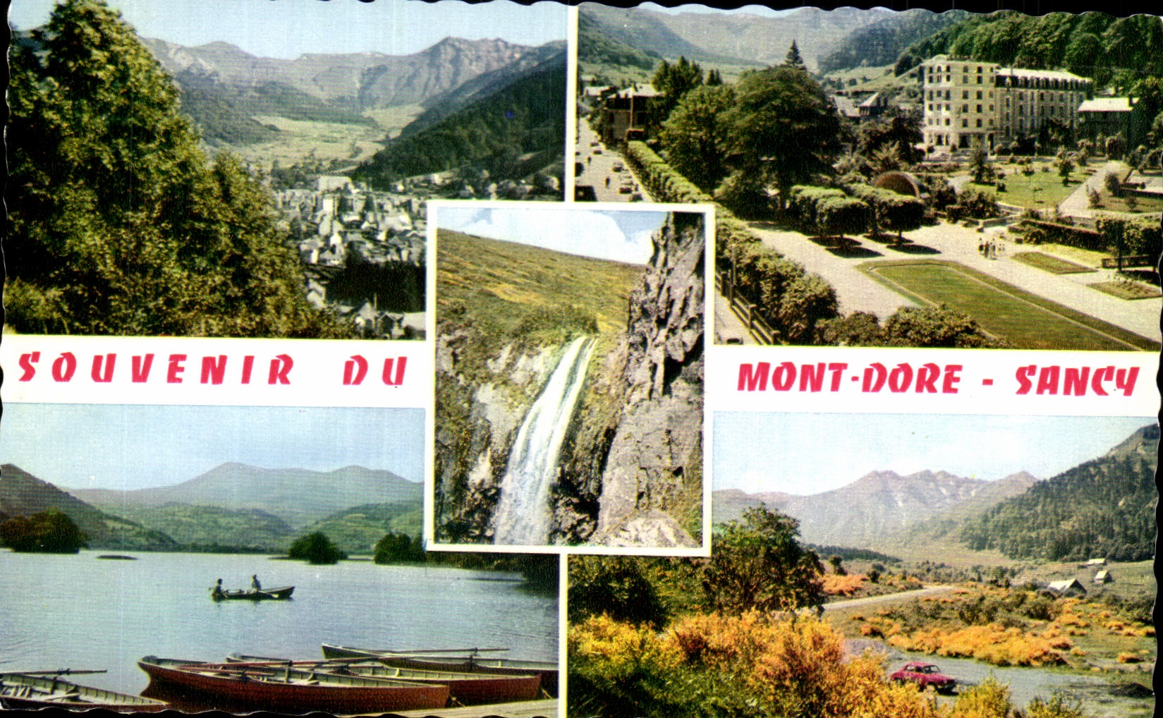 CPA Souvenir Of the Mount Gilds Sancy