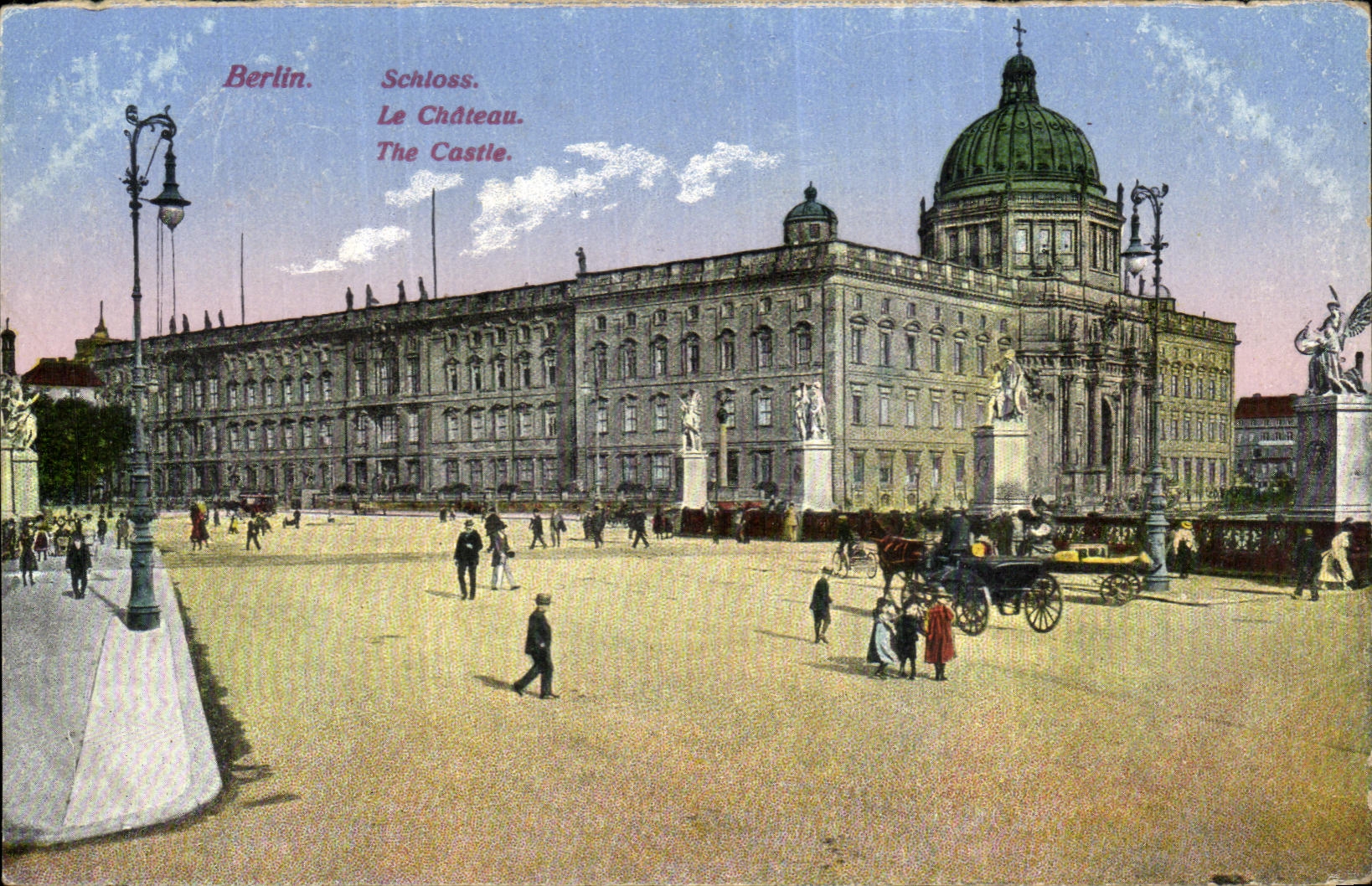 CPA Berlin Schloss Le Chateau 