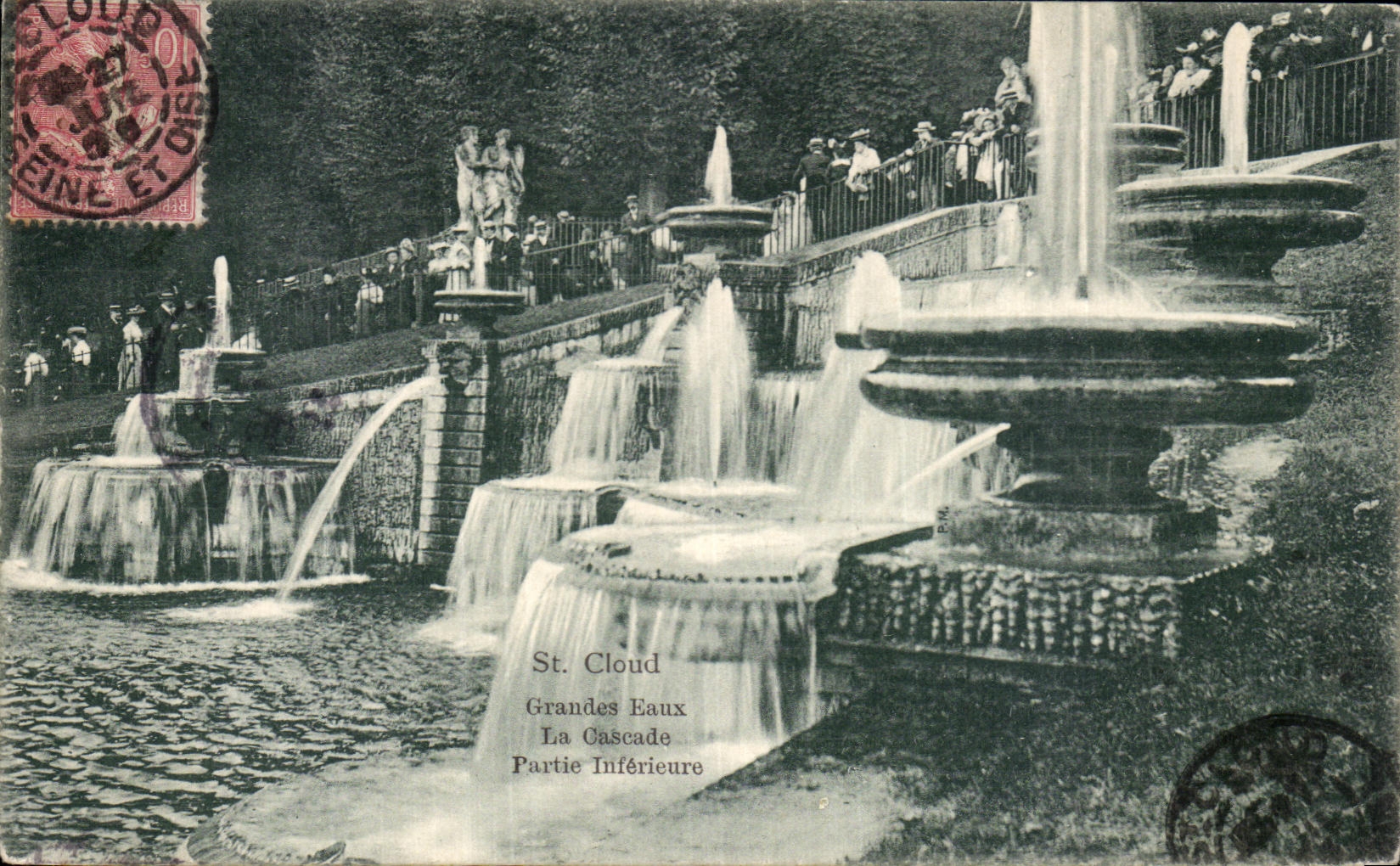 CPA St Cloud Large Water the Cascade Lower part