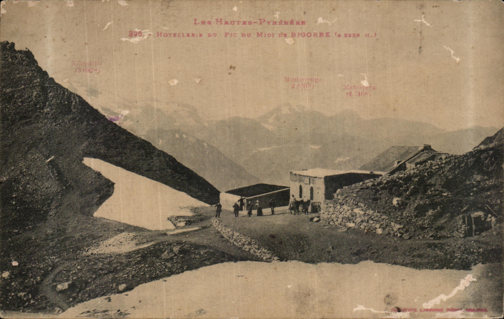 CPA the High Pyrenees Hotel trade of the peak of the South of Bigorre